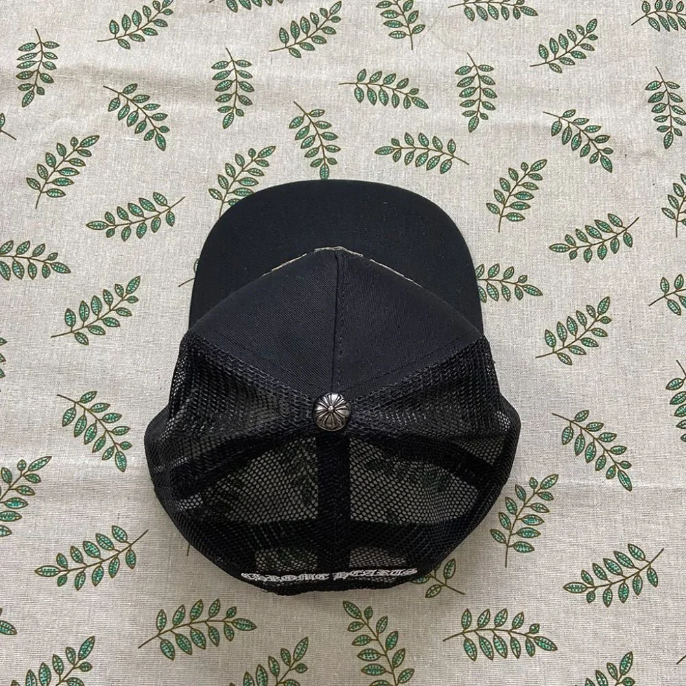 Chrome Hearts White Three Cross Trucker Baseball Cap - Picture 2 of 6